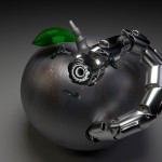Robotic Apple with Worm